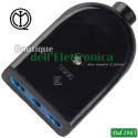 PRESA RETE 10-16A -250V NERO