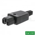 PRESA TRIPOLARE IEC C 15 FEMMINA VOLANTE