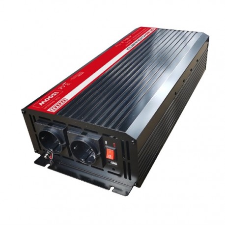 INVERTER A ONDA SINUSOIDALE PURA 12VCC 1500W USB INVERTER A ONDA SINUSOIDALE PURA 12VCC 1500W USB