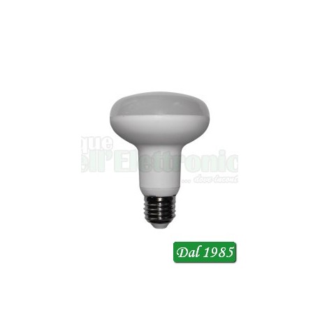 LAMPADA LED R80 230 VOLT AC 10 WATT LUCE NATURALE E27