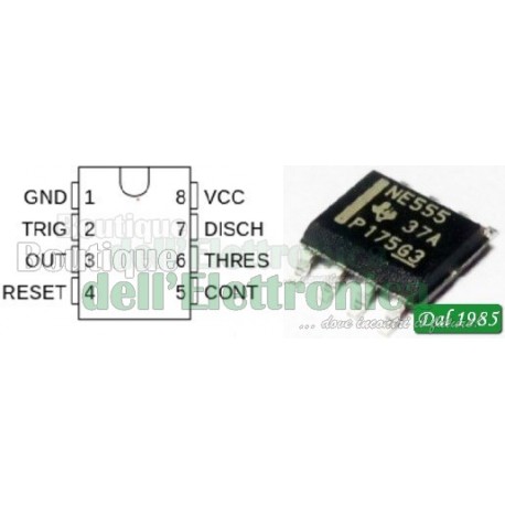 CIRCUITO INTEGRATO LM 555 SMD