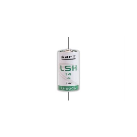 PILA A LITIO SAFT 3,6 VOLT 5,8 AMPER CON REOFORI FORMATO C MEZZATORCIA