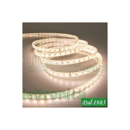 STRISCIA 5M IP65 5050 60LED/M 12V 14,4W/M 1320LM/M 4000K