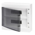CENTRALINO DA PARETE CON PORTELLO FUME' IP40 36 MODULI BIANCO RAL9016 400x400x120