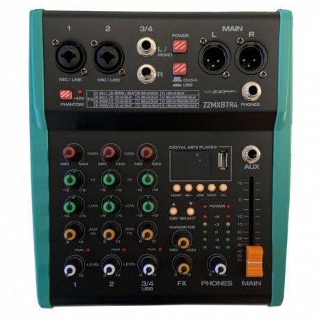 MIXER COMPATTO 4 CANALI CON MULTIEFFETTO