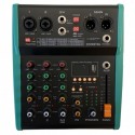 MIXER COMPATTO 4 CANALI CON MULTIEFFETTO