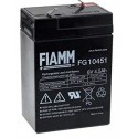 BATTERIA FIAMM RICARICABILE AL PIOMBO SERIE FG - STANDARD 6V 4.5Ah