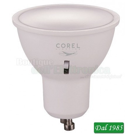 FARETTO A LED ATTACCO GU10 7 WATT CON CAMBIO DELLA LUCE DA CALDA-NATURALE-FREDDA NOVITA\' ASSOLUTA