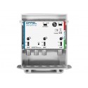 CENTRALINO PER ESTERNO 3 INGRESSII 20/30 dB 5G V-U-U MADE IN ITALY