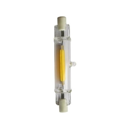 LAMPADINA LED R7S ULTRASLIM COB 78MM 5W LUCE CALDA 3000°K