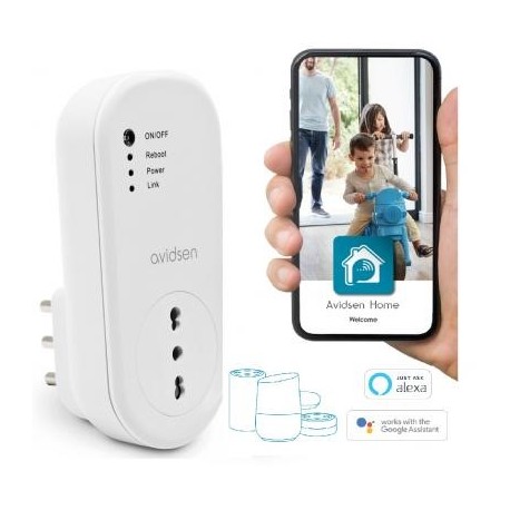 PRESA SMART WI-FI BIPASSO DA 16 AMPER