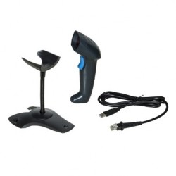 LETTORE CODICI A BARRE LASER USB CON SUPPORTO LKLET09