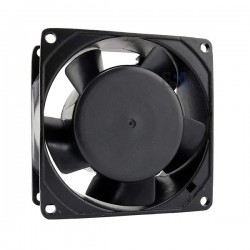 VENTOLA ASSIALE 80X80X38 MM 115 VOLT 11/10 WATT 50/60HZ METALLICA