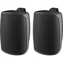 COPPIA DI ALTOPARLANTI PA A 2 VIE 100VOLT 32WATT IP65 COLORE NERO