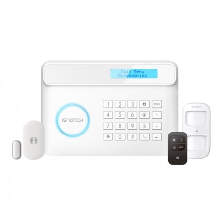 KIT ANTIFURTO SMART GSM/WI-FI COMPATIBILE CON ASSISTENTI VOCALI APP ANDROID E IOS HEYALARM