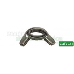 CAVO SCART MASCHIO-MASCHIO LUNGHEZZA 80 CENTIMETRI