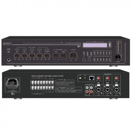 AMPLIFICATORE PA 100VOLT - 120WATT WIFI/USB/BLUETOOTH