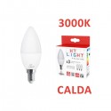 LAMPADA OLIVA LED 230VOLT 5WATT E14 3000K CONFEZIONE 3 PEZZI