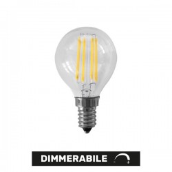 LAMPADA LED MINI SFERA DIMMERABILE 6 WATT 550 LUMEN 4000°K E14