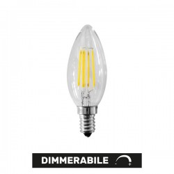 LAMPADA LED OLIVA DIMMERABILE 6 WATT 550 LUMEN 4000°K E14