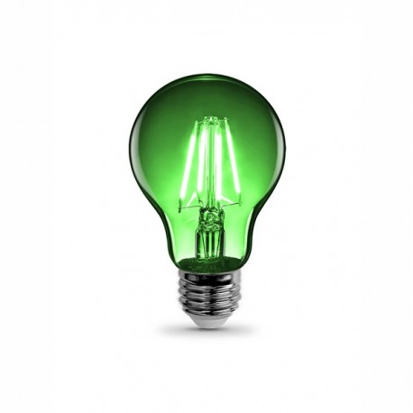 LAMPADINA A LED CON FILAMENTI COLORE VERDE