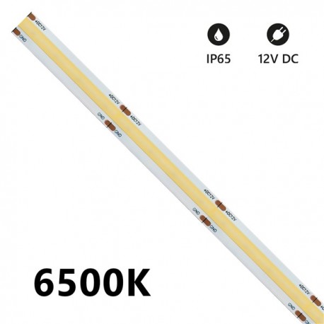 STRISCIA LED IP65 12 VOLT 6500°K LUNGHEZZA 5 METRI