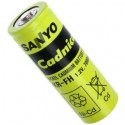 BATTERIA RICARICABILE SANYO 3/2 D 1,2 VOLT 7000 MAH NI-CD CON LAMELLE A SALDARE