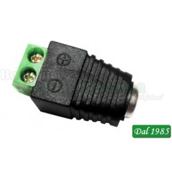 ADATTATORE ALIMENTAZIONE SPINA MORSETTI A VITE 5,5X2,1mm