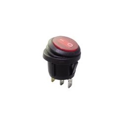 INTERRUTTORE UNIPOLARE A BILANCERE LUMINOSO ROSSO 230VOLT