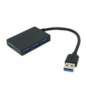 HUB 4 PORTE USB-A 3.0