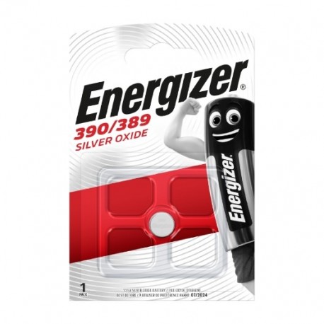 PILE ALL\'OSSIDO DI ARGENTO ENERGIZER 390/389