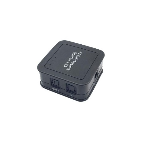 SPLITTER AUDIO DIGITALE TOSLINK 3 OUT CON ALIMENTATORE