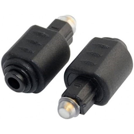 ADATTATORE AUDIO DA FEMMINA JACK 3,5mm A TOSLINK MASCHIO
