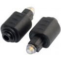 ADATTATORE AUDIO DA FEMMINA JACK 3,5mm A TOSLINK MASCHIO