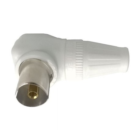 PRESA TV COASSIALE Ø 9,5 MM AD ANGOLO 90°