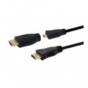 CAVO HDMI A MICRO HDMI 4K CON ADATTATORE 2M