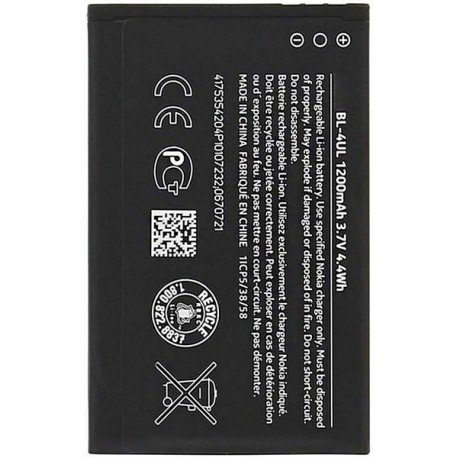 BATTERIA PER CELLULARE NOKIA 3310 MODELLO SLIM 3,7 VOLT 1200 MAH