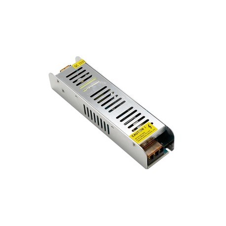ALIMENTATORE CON MORSETTI A VITE 12V GRIGLIATO SLIM 5A 60 WATT