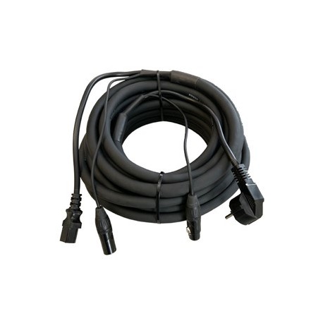CAVO PHONO-RETE INTESTATO SCHUKO + XLRM