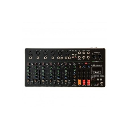 MIXER 10 CANALI CON LETTORE MP3, DSP E BLUETOOTH