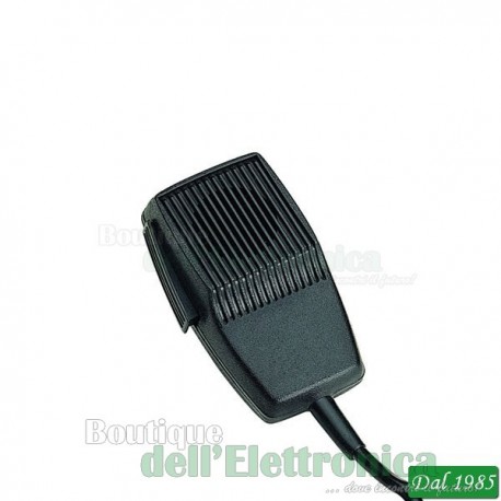 Microfono dinamico omnidirezionale. Impedenza 500 Ohm, connettore a 4 pin per Alan 48, Alan 68S, 8001XT