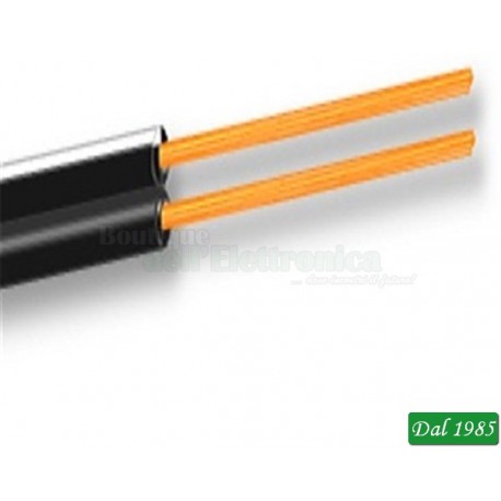 PIATTINA NERA POLARIZZATA BIANCA IN RAME 2X1mm