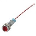 SEGNALATORE LUMINOSO METALLICO 220 VOLT COLORE ROSSO