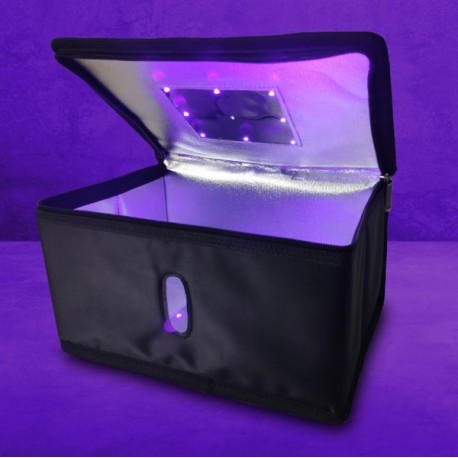 BORSA PIEGHEVOLE CON LAMPADA UVC GERMICIDA