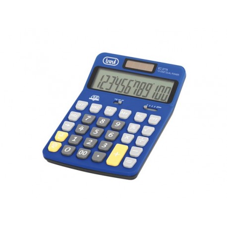 CALCOLATRICE ELETTRONICA COLOR TREVI EC 3775 BLU