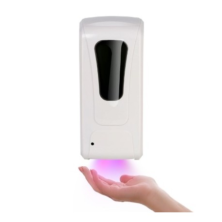 DISPENSER AUTOMATICO PER GEL IGIENIZZANTE PER MANI CON LUCE UV SANIFICANTE