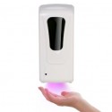 DISPENSER AUTOMATICO PER GEL IGIENIZZANTE PER MANI CON LUCE UV SANIFICANTE