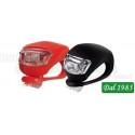 KIT 2 LUCI A LED IN SILICONE PER BICICLETTE