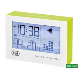 MINI STAZIONE METEO TREVI ME 3103 CON OROLOGIO VERDE