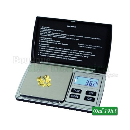 MINI-BILANCIA DIGITALE 0,01-500GR. GBC